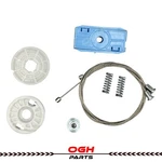 Fits 1999-2005 Porsche 911 Convertible Rear Regulator W/ Top Roller Repair Kit. Fixed Price $33.85.