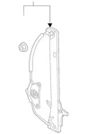 Genuine Volkswagen Window Regulator 3CN-839-461-A. Fixed Price $8.18.