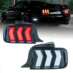 Ford Mustang 2005-2009 Led Sequential Tail Lights Assembly Clear Lens L+r. Fixed Price $269.99.