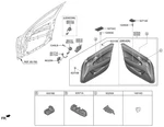 2019-2021 Hyundai Genesis G70 Unit Assembly-power Window Main Oem New 93571G9100. Fixed Price $333.92.