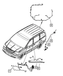 Genuine Mopar Sliding Door Right Wiring 68064514AB. Fixed Price $141.60.