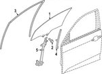 Genuine Honda Window Regulator 72210-3W0-A01. Fixed Price $174.01.