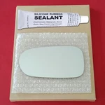 Mirror Glass Replacement + Silicone Adhesive For 98-02 Mazda 626 Driver Side. Fixed Price $24.95.