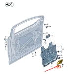 New Audi Q4 E-tron Front Left Door Window Regulator Motor 4K0959811A. Fixed Price $129.07.