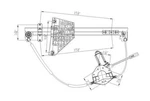 Rear Left Window Regulator Fits Jeep Grand Cherokee 1999 2000 Pns CH1550108. Fixed Price $140.37.