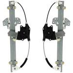 Set Of 2 Window Regulators Glass Rear Driver & Passenger Side Left Right Pair. Fixed Price $73.32.