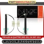 2X Rear Left & Right Power Window Regulators For Audi A6 Quattro 05-11 S6 07-11. Fixed Price $64.98.