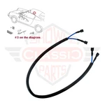 1976-1989 Porsche Power Window Motor Wiring Harness Rh = Lh 91161204800. Fixed Price $30.00.