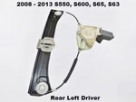 2217300146 2008 2013 Mercedes S63 Rear Left Driver Door Window Regulator Oem. Fixed Price $49.00.