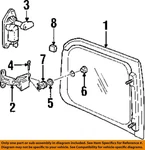 Gm Oem 97-08 Montana Side Panel Glass-latch 15218662. Fixed Price $166.97.