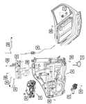 Genuine Mopar Window Regulator Motor Right 68033484AB. Fixed Price $139.23.