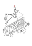 Audi A3 Cabriolet 8VE Window Regulator Without Motor 8V7837461B 15-18. Fixed Price $236.23.
