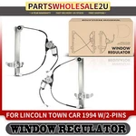 2PCS Rear Side Power Window Regulator With Motor For Lincoln Town Car 1994 2-PIN. Fixed Price $103.99.