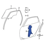 For Toyota Avalon 2000-2004 69803AC010 Rear Right Window Regulator. Fixed Price $72.94.