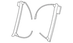 Genuine Volkswagen Window Regulator 1Q0-837-462-G. Fixed Price $285.74.