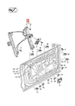 Audi RSQ8 4MN Window Regulator Without Motor 4M8837462A No Duty. Fixed Price $243.35.