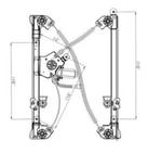 Front Left Window Regulator Fits Lincoln Mark Lt 2006 FO1350159 741-428. Fixed Price $76.66.