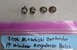 2006 Mitsubishi Outlander Passenger Front Window Regulator Bolts 510250. Fixed Price $24.95.