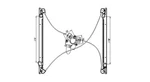 01-03 Chrysler Dodge Front Left Driver Power Window Motor Regulator 2552-6324L. Fixed Price $66.93.