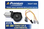 Rh Window Regulator Motor Garage-pro Lincoln Town Car 81-89 Continental 82-87. Fixed Price $24.99.