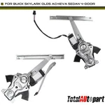 2X Power Window Regulator For Buick Skylark Oldsmobile Achieva Pontiac Rear Side. Fixed Price $82.99.