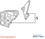 2009-2018 Volkswagen Tiguan Window Regulator 5N0839461A. Fixed Price $109.75.