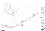 Genuine Mini Cooper One R50 R52 R53 Outer Weatherstrip Left 51337071669. Fixed Price $109.49.