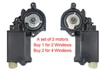 Window Motor Set For 1976-82 Corvette 1976-81 Camaro Firebird Chevy & Gmc Trucks. Fixed Price $124.96.