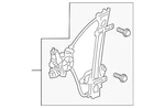 Genuine Acura Window Regulator 72750-SEP-A02. Fixed Price $279.50.