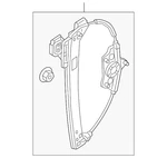 Genuine Audi Window Regulator 8W0-839-461-A. Fixed Price $230.18.