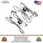 Pair Front For Chevy Truck Trailblazer 2002-2009 Power Window Regulator W/ Motor. Fixed Price $80.84.