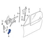For Bmw Z3 1996-2002 67628401791 Front Left Window Motor. Fixed Price $358.86.
