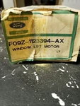 Ford Authorized Remanufactured Window Lift Motor F09Z-1123394-AX. Fixed Price $30.00.