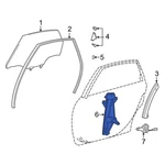 For Toyota Avalon 2000-2004 69804AC010 Rear Left Window Regulator. Fixed Price $171.32.