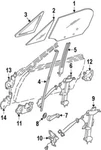 Genuine Mazda Window Motor NA02-58-58X. Fixed Price $245.42.