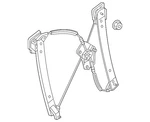 Genuine Audi Window Regulator 4KE-837-462. Fixed Price $147.40.