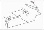 Genuine Mercedes C124 C140 W124 W140 Coupe Sedan Electric Motor 1408202508. Fixed Price $432.48.