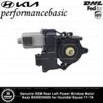 Genuine Oem Rear Left Power Window Motor Assy 834503N000 For Hyundai Equus 11-16. Fixed Price $94.00.
