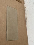 Extra Large Tall French Crystal Regulator Click Beveled Glass Side Panel Part. Fixed Price $39.99.