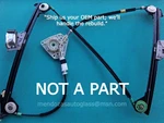 2004-9 Cadillac Xlr Window Regulator Driver Premium Rebuild Service. Fixed Price $220.00.