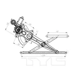 Tyc 660403 Power Window Motor And Regulator Assembly For 05-10 Scion Tc. Fixed Price $91.99.