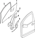 Genuine Nissan Frontier 22-23 Passenger Window Regulator 80720-9BU0A New. Fixed Price $129.84.
