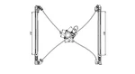 Power Window Motor And Regulator Assembly Tyc 660144. Fixed Price $60.95.