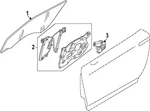 Genuine Nissan Window Regulator 80775-6GP1A. Fixed Price $324.40.