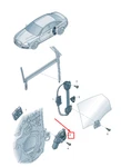 Audi A6 Avant C7 Rear Right Door Window Control Motor 8K0959812B. Fixed Price $183.21.