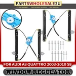 2X Rear L& Power Window Regulator For Audi A8 Quattro 2003-2010 S8 07-09. Fixed Price $112.99.