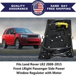 Front Passenger Right Side Hand Window Regulator Glass For Land Rover LR2 08-15. Fixed Price $107.72.