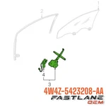 2003-2006 Lincoln Ls Regulator Window Less Motor, Rh New Oem 4W4Z-5423208-AA. Fixed Price $113.26.