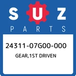 24311-07G00-000 Suzuki GEAR,1ST Driven 2431107G00000, New Genuine Oem Part. Fixed Price $88.20.