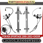 2X Front Left & Right Power Window Regulator W/ Motor For Kia Sportage 2000-2002. Fixed Price $92.68.